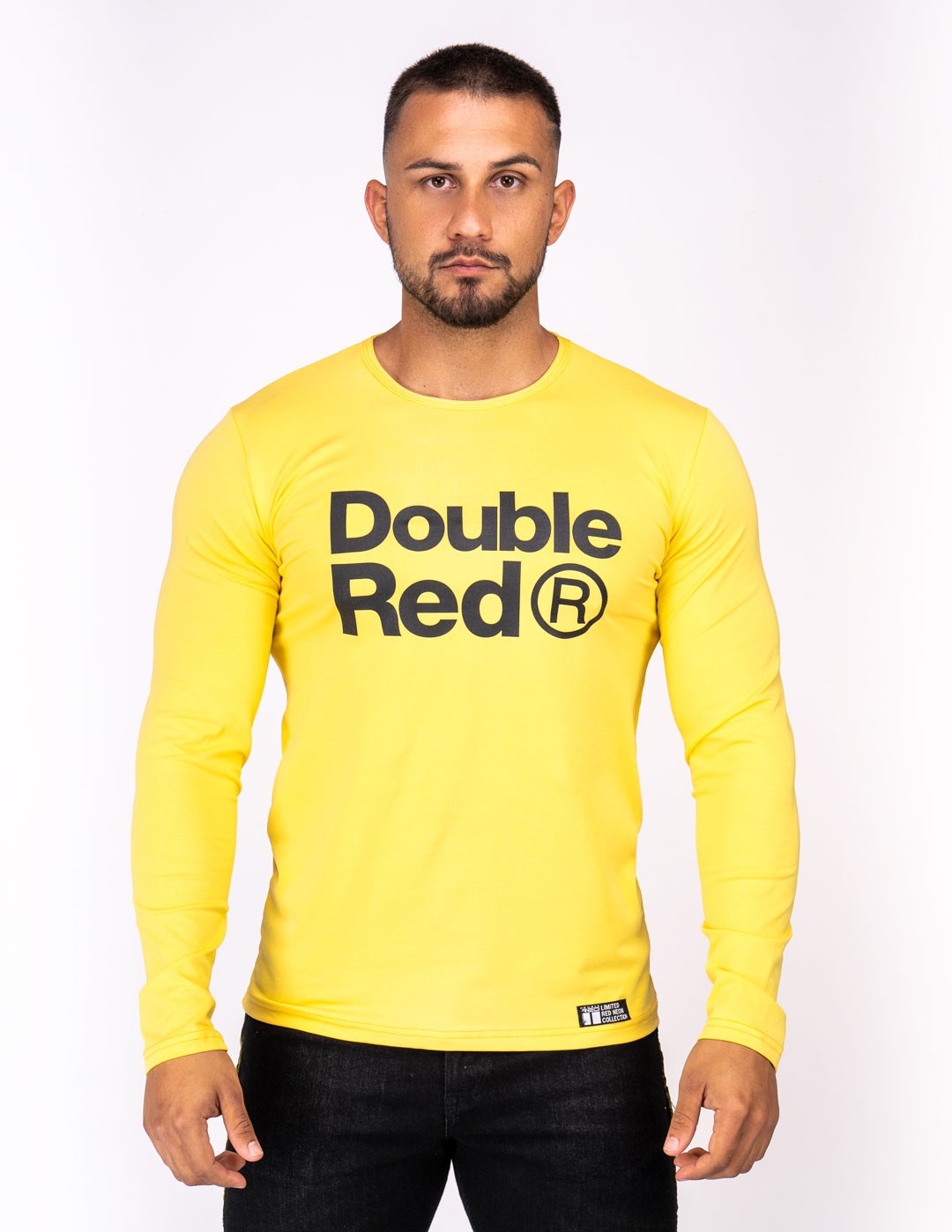 Red Neon Long Sleeve T-Shirt Yellow