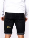 RED JEANS Shorts KUNG FU MASTER Black