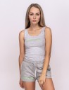 DOUBLE RED Basic Summer Outfit Grey