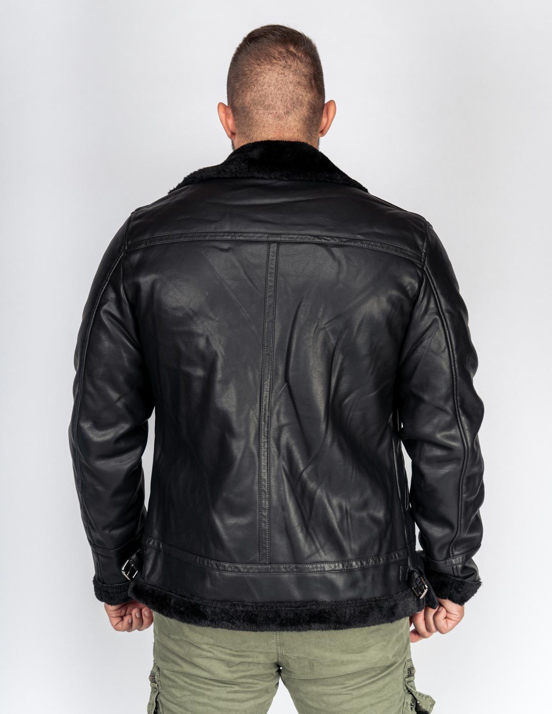 MAGNUS Leather Jacket Black