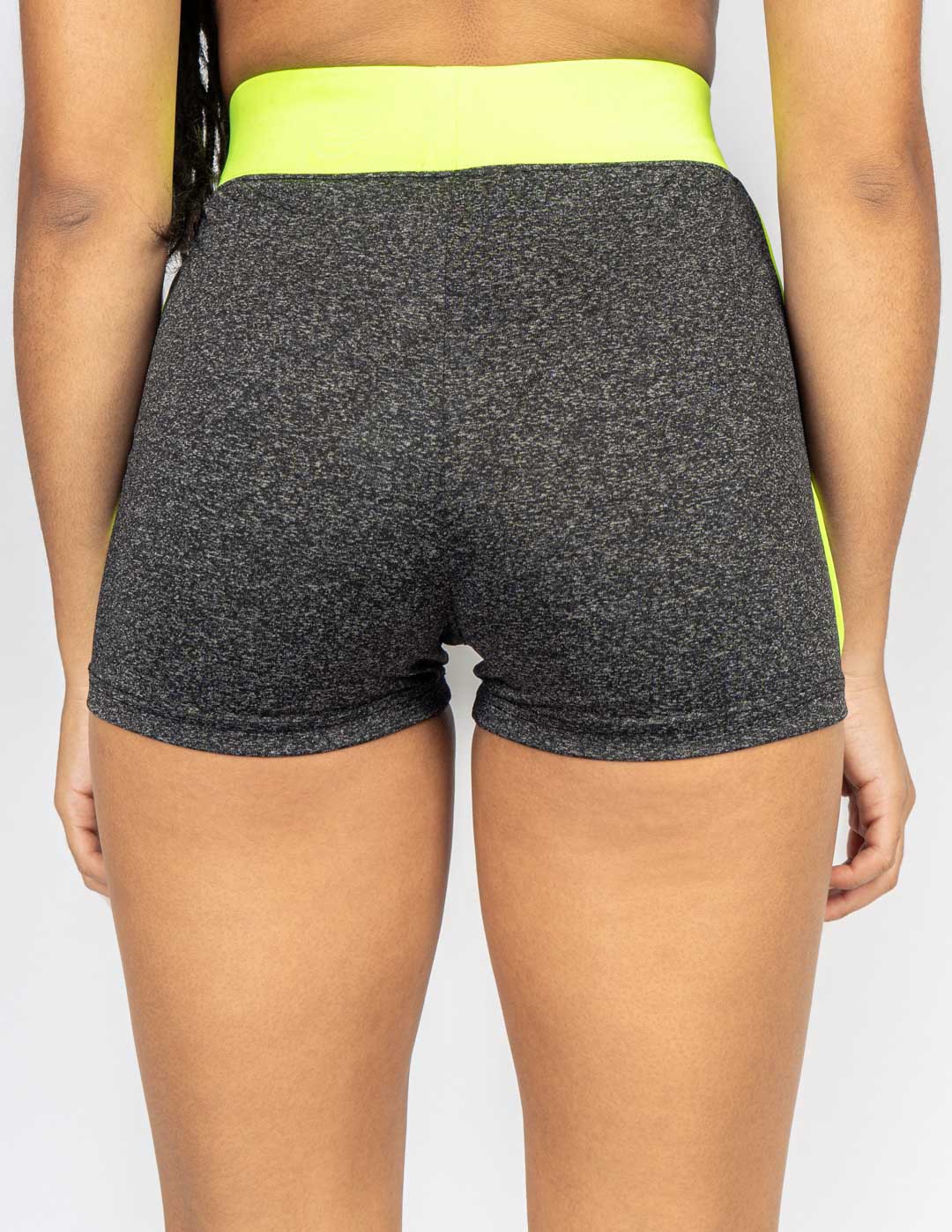 Shorts SPORT IS YOUR GANG Function Sport Grey/Neon Yellow