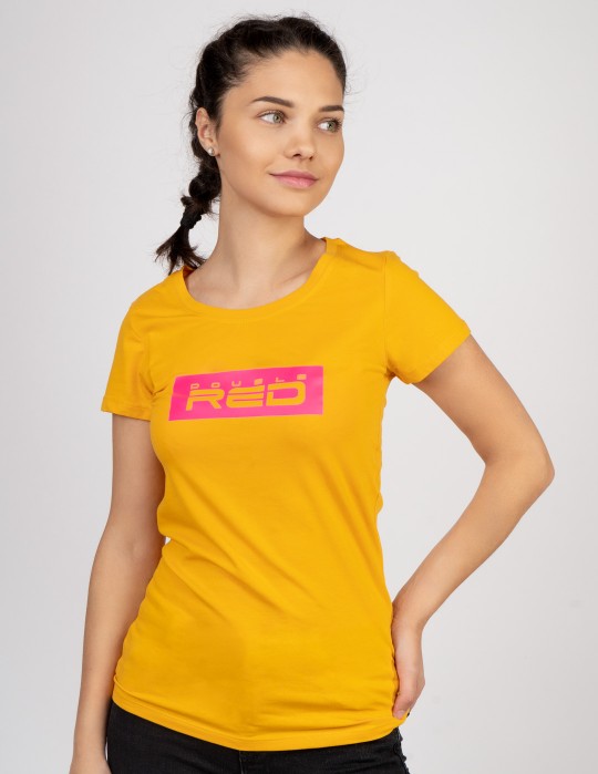 Women's T-Shirt NEON STREETS Collection Pink/Yellow