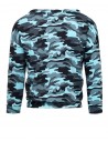 Hoodie Neon Streets Collection Blue Camo