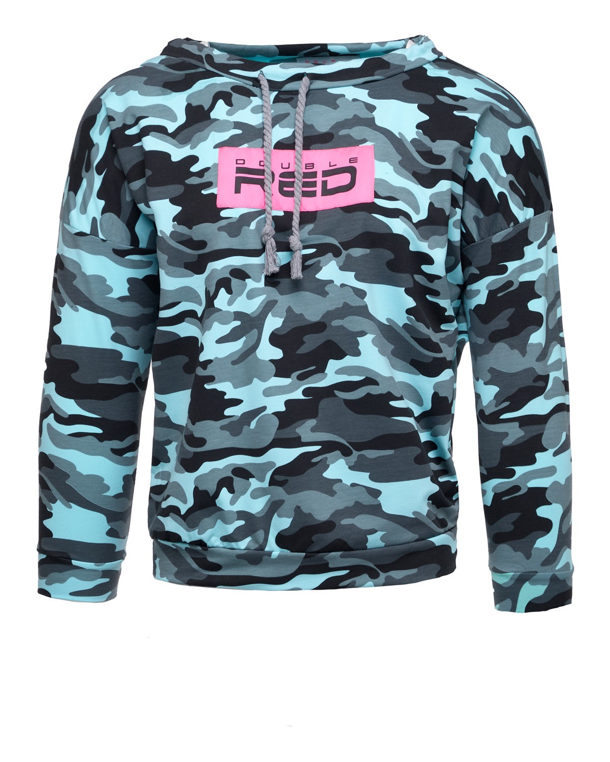 Hoodie Neon Streets Collection Blue Camo