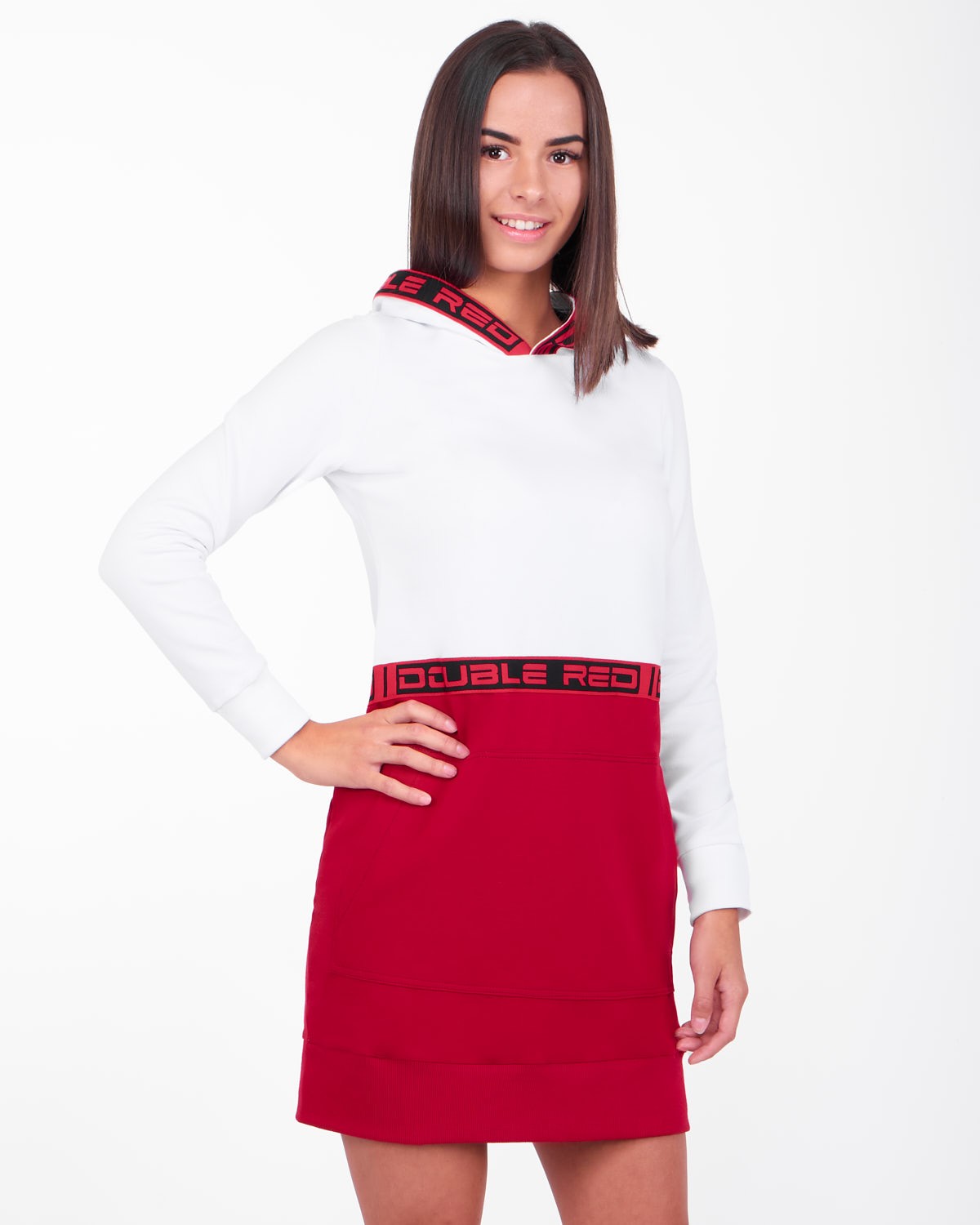 EMINENCE WHITE RED DRESS