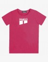 RED KID All Logo T-shirt Pink