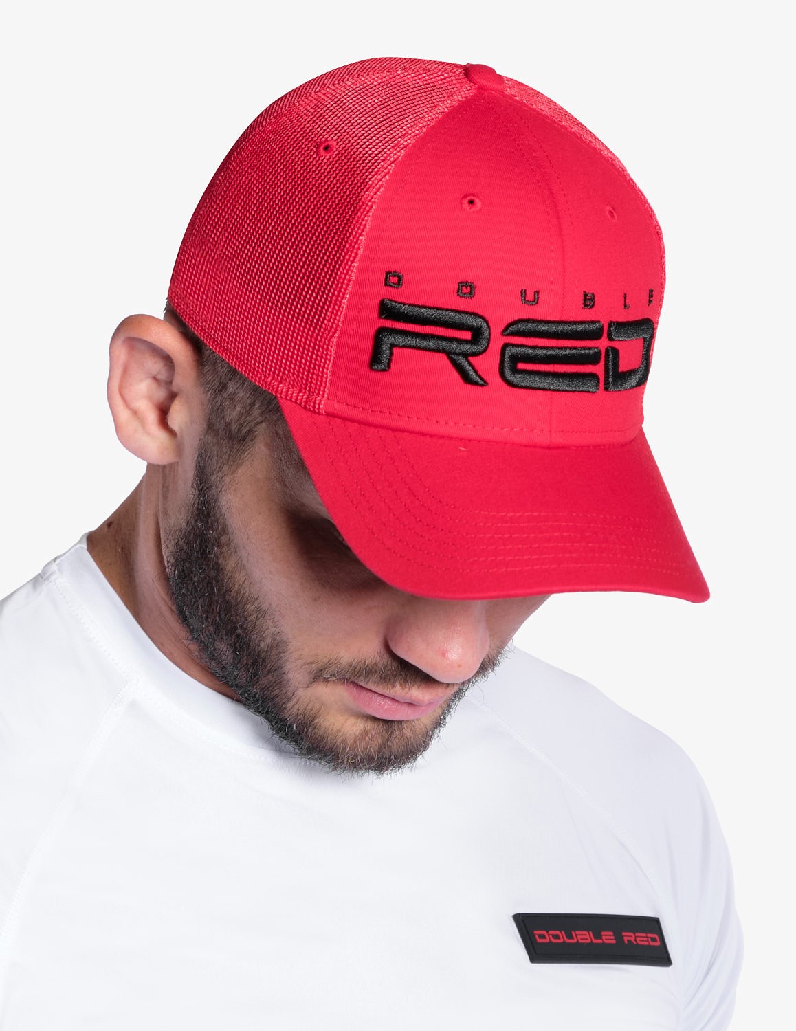 DOUBLE RED Airtech Mesh Cap Red/Black