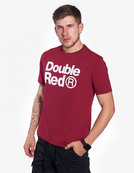 DOUBLE RED Trademark T-shirt Bordo