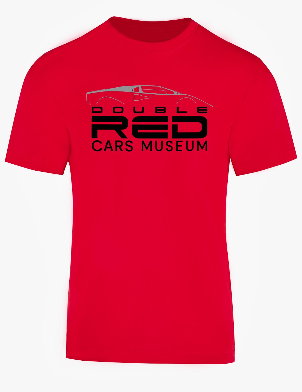 T-shirt DOUBLE RED Cars Musem Red