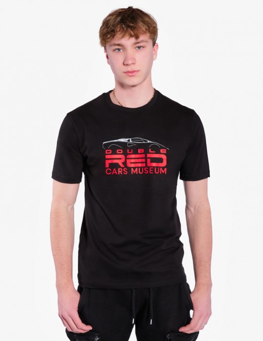 T-shirt DOUBLE RED Cars Musem Black