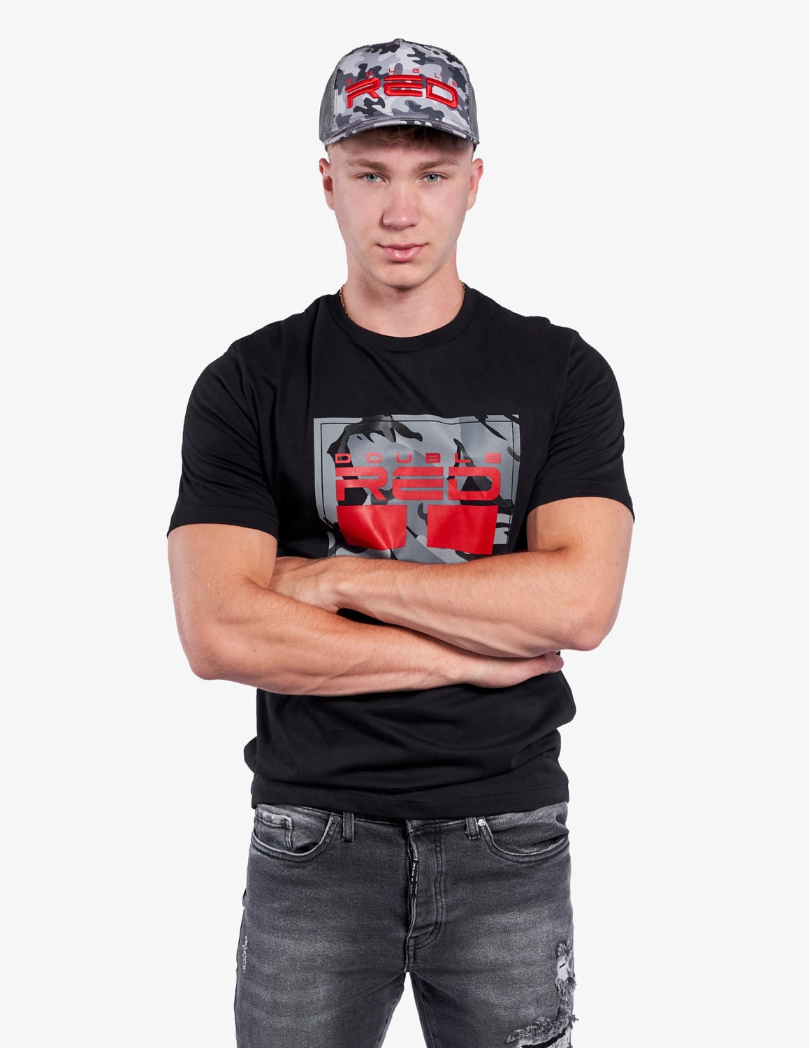 T-shirt CAMODRESSCODE™ Black/Red