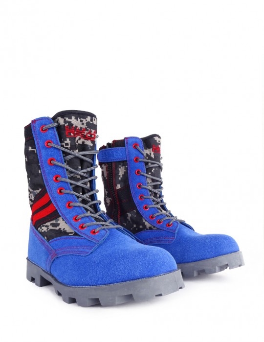 Boots Grey/Blue Crazy Army Color