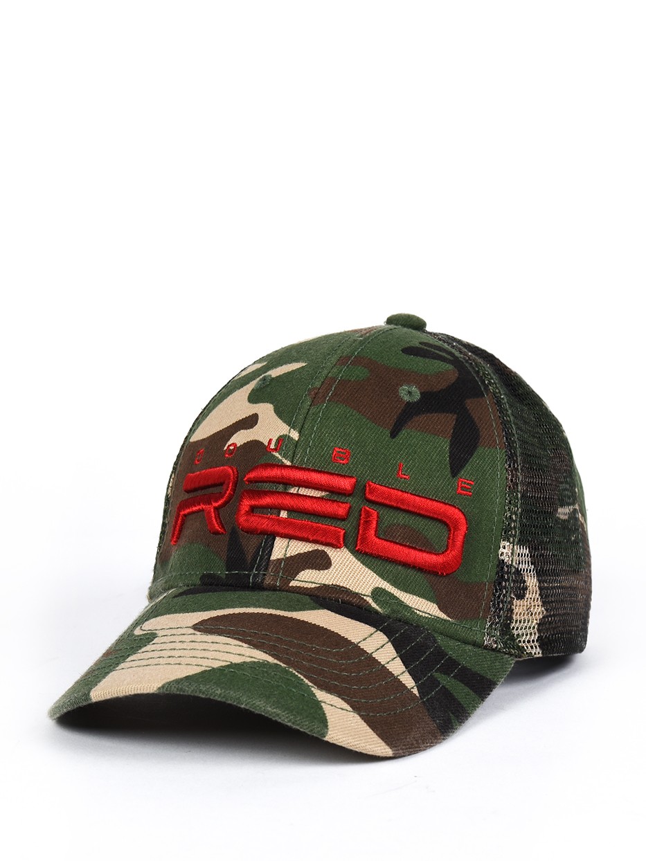 DOUBLE RED Soldier 3D Embroidery Logo Cap CAMODRESSCODE Green