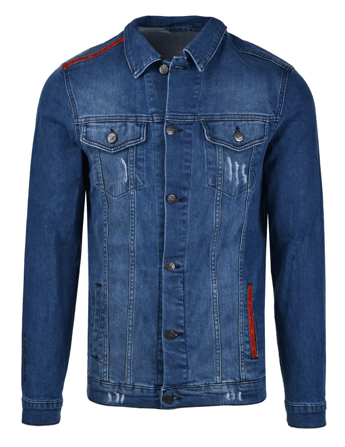 RED HERO All Logo Jeans Jacket