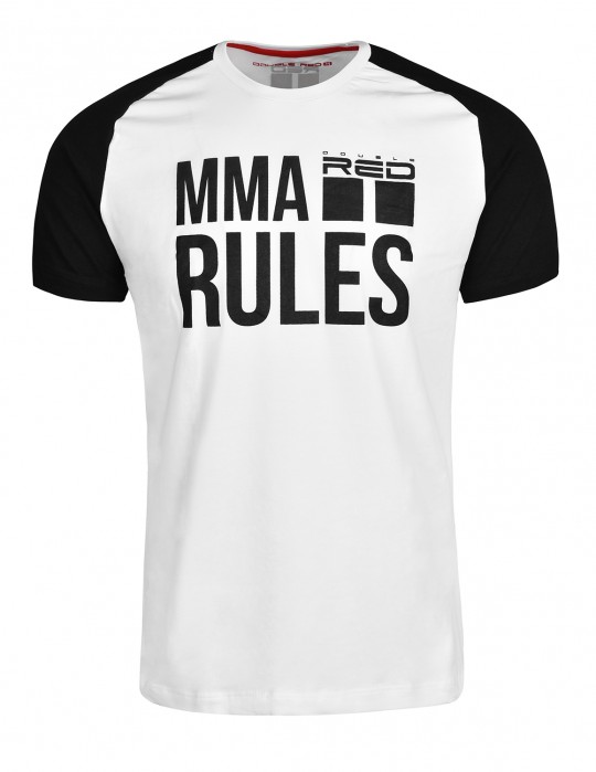 T-Shirt MMA RULES Black/White