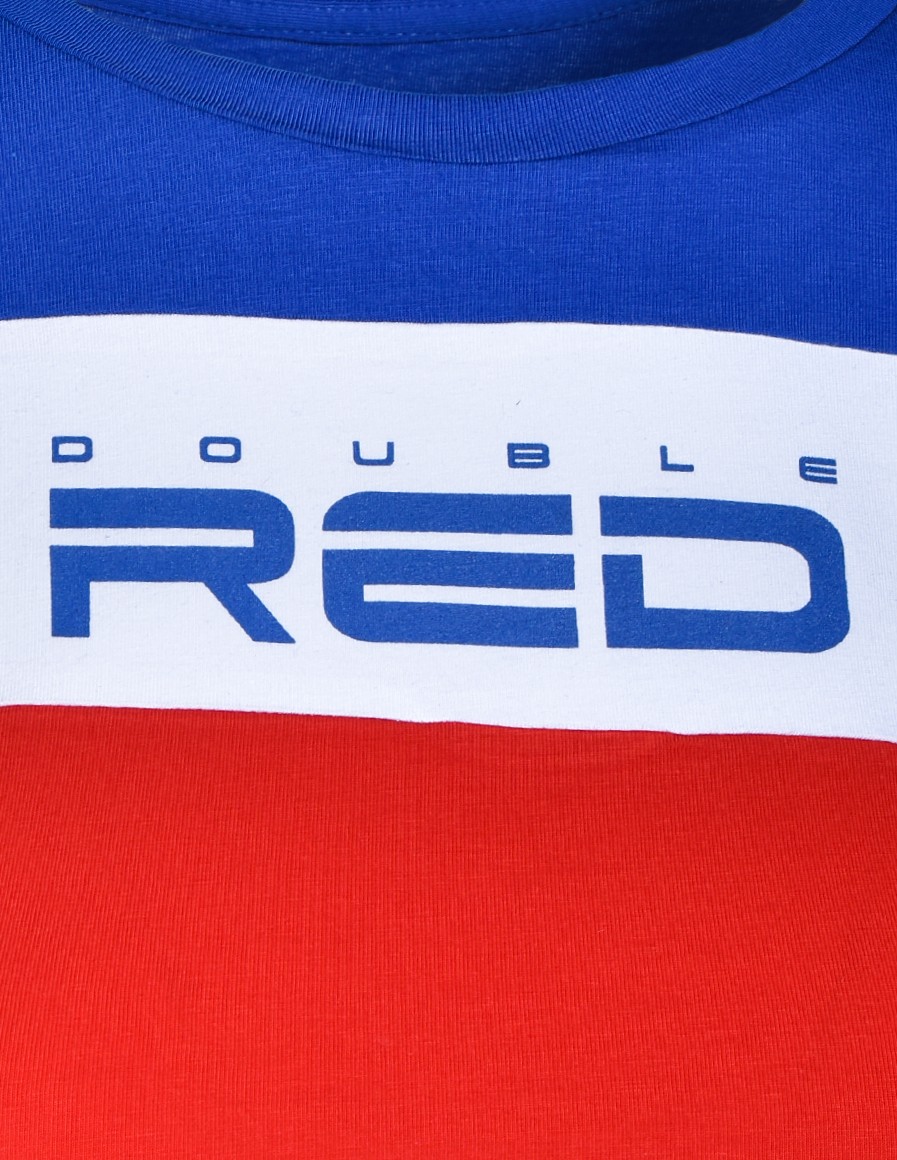 T-Shirt OUTSTANDING Blue/Red