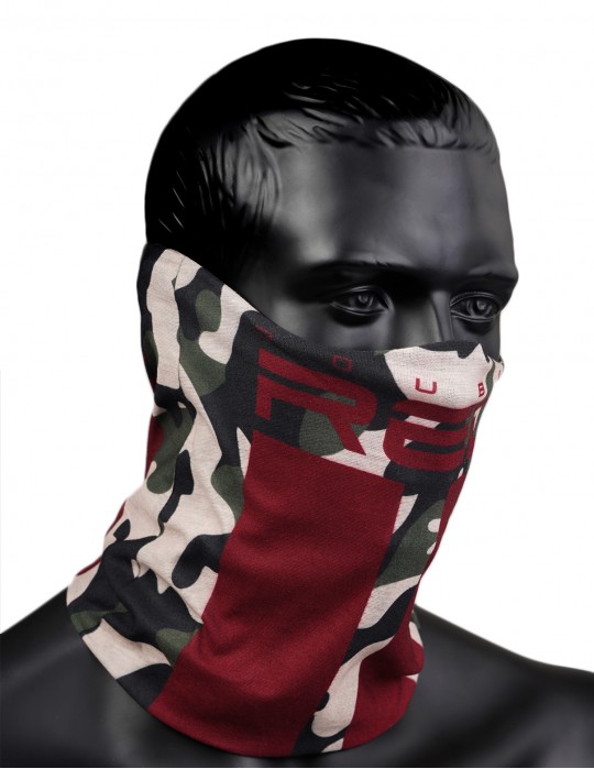 RED SQUAD Snood Green Camo