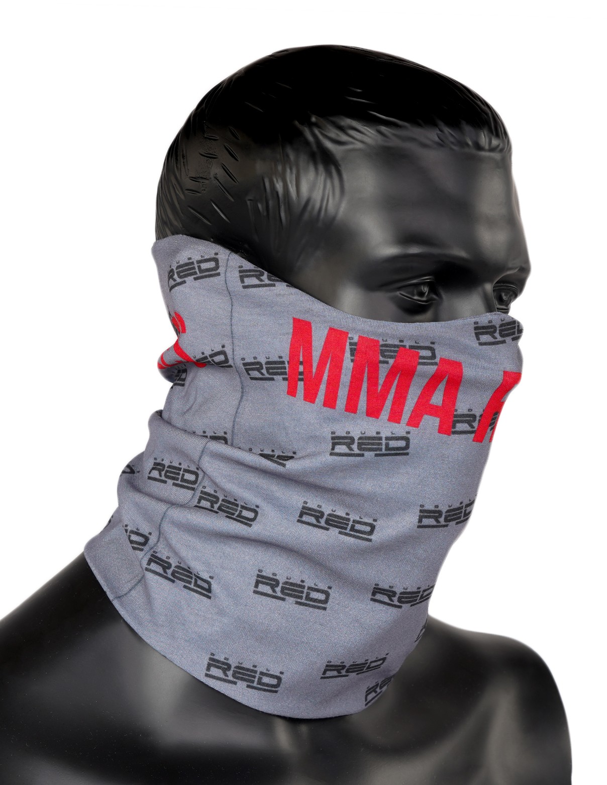 MMA RULES Full Logo Snood Grey
