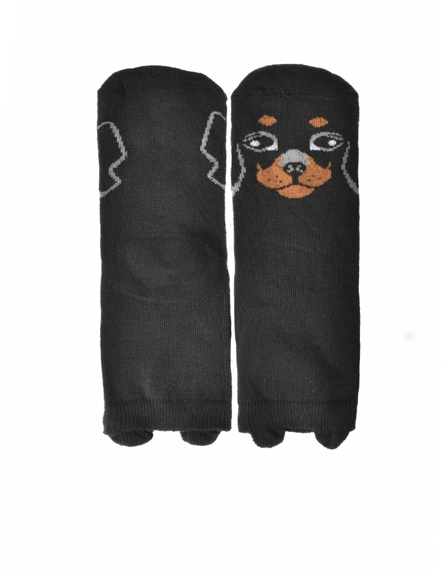 KID Fun Socks Black Doggy